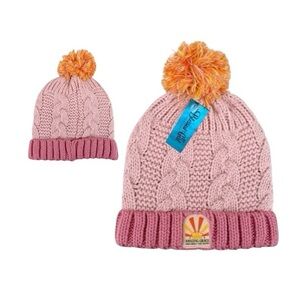 Blessed Girl “Amazing Grace How Sweet The Sound” Beanie With Pom Pom